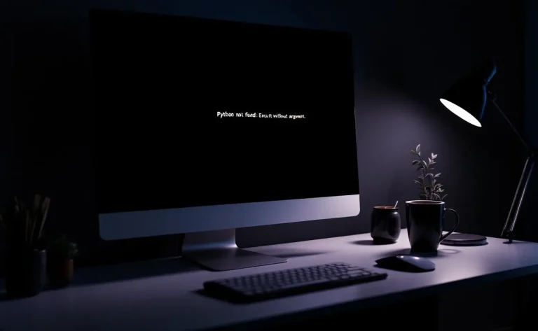 Écran d'erreur Python affichant un message d'exception avec du texte en code.